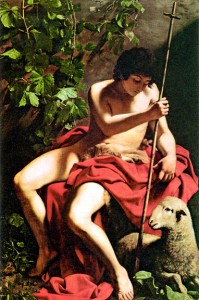 Caravaggio: san Giovanni Battista